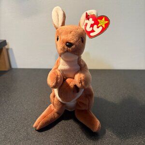 MWMT - Ty Beanie Baby - Pouch the Kangaroo